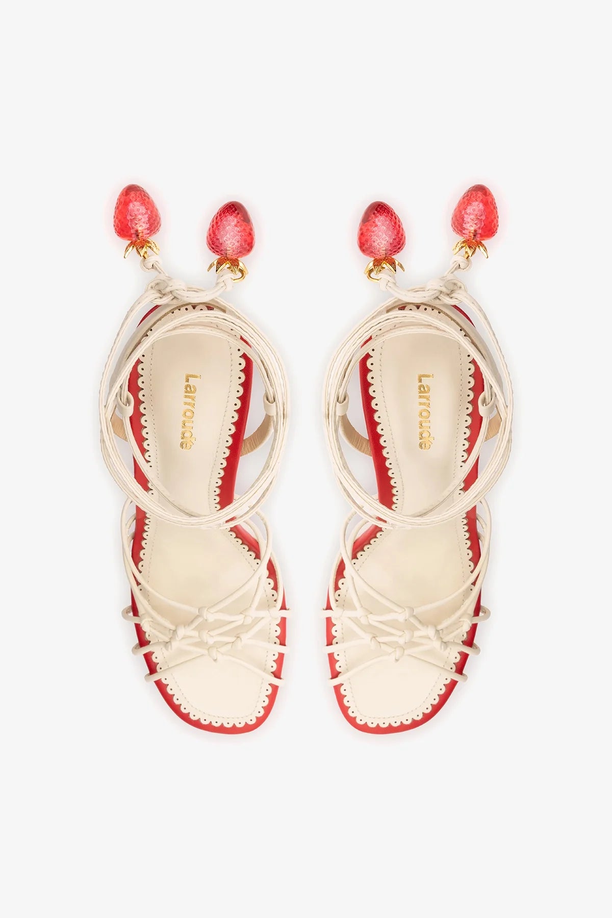 Carmen Sandal Ivory Leather