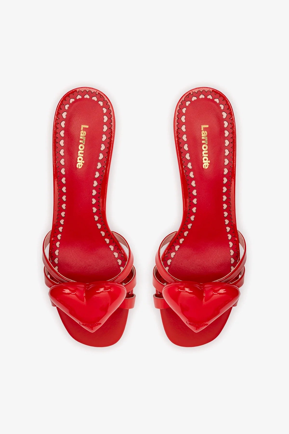 Amore Mule In Scarlet Patent Leather