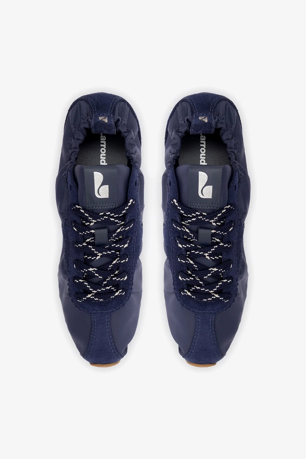Stella Lite Sneaker In Navy Nylon and Suede