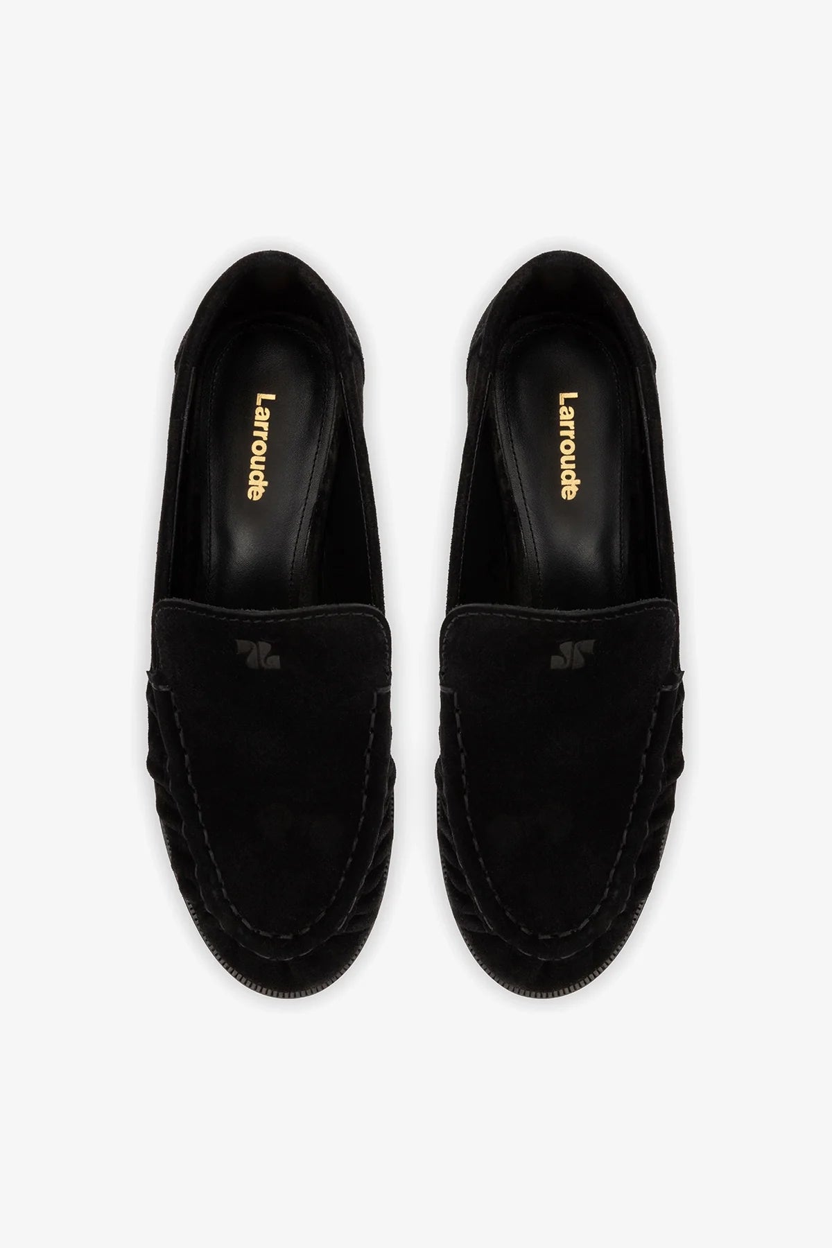 Margaux Loafer In Black Suede