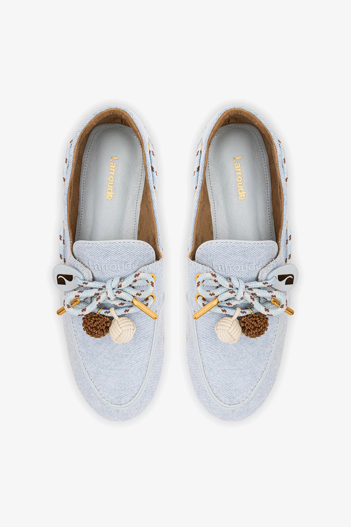 Cyprus Boat Shoe In Maya Denim