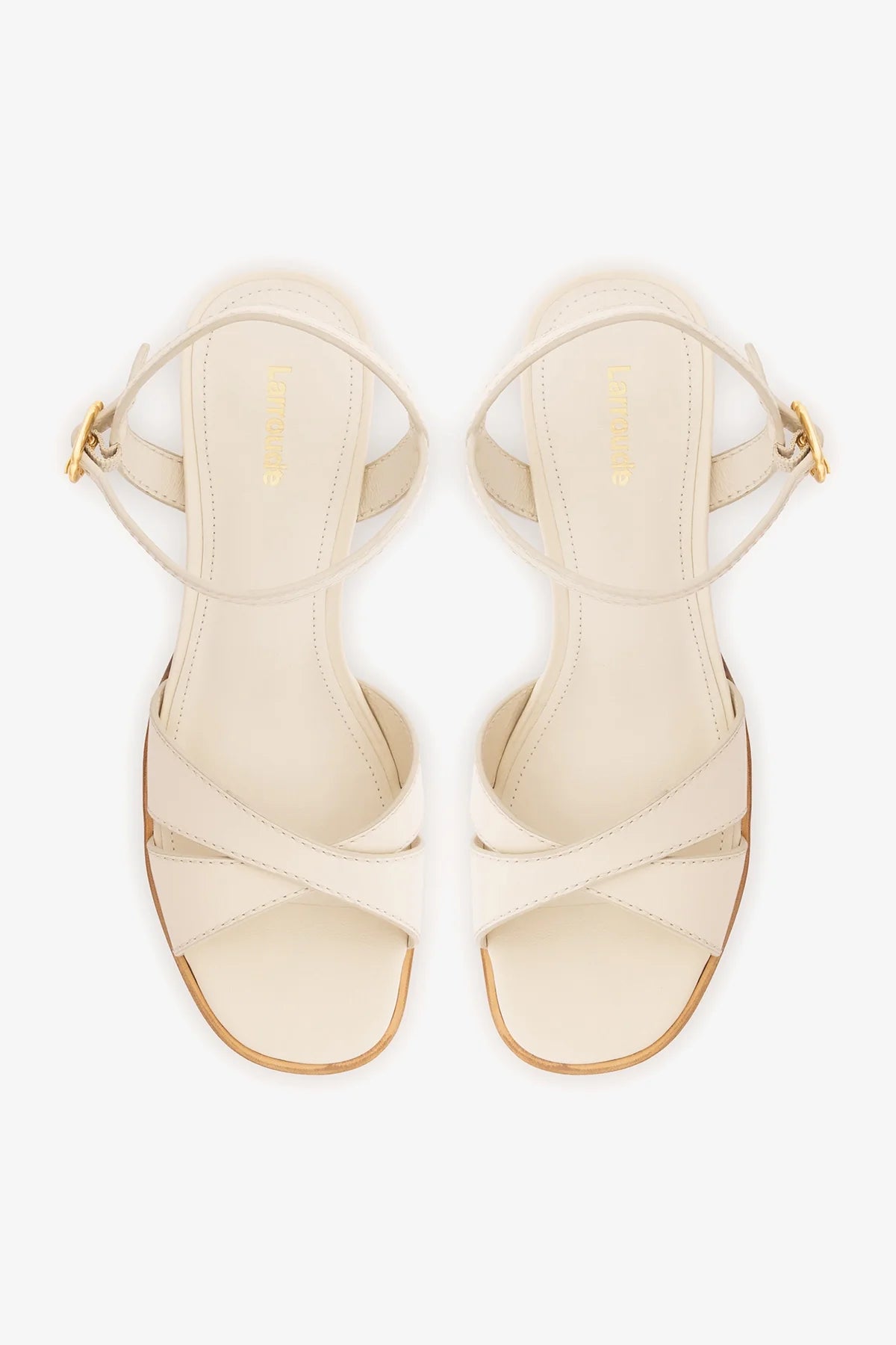 Roma Sandal Ivory Leather