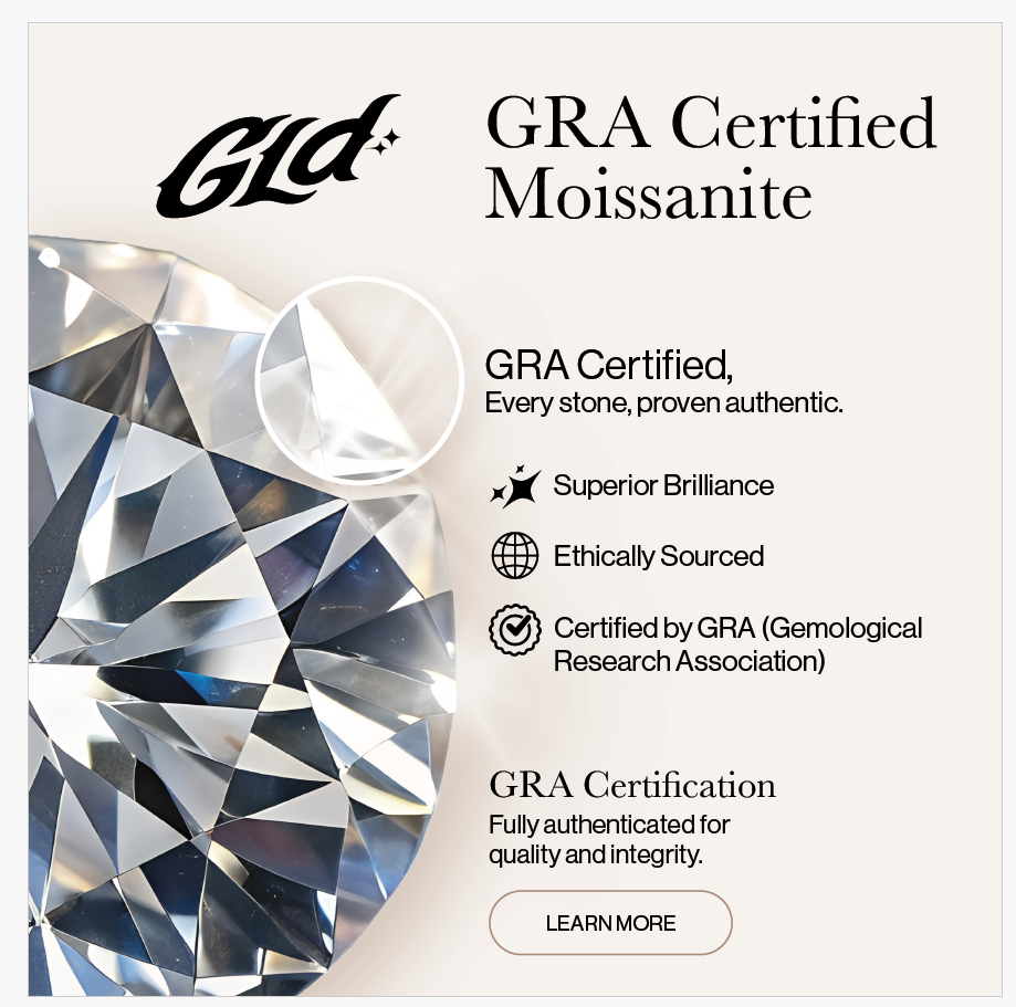 Cushion Cut Moissanite Earrings in Rose Gold Vermeil