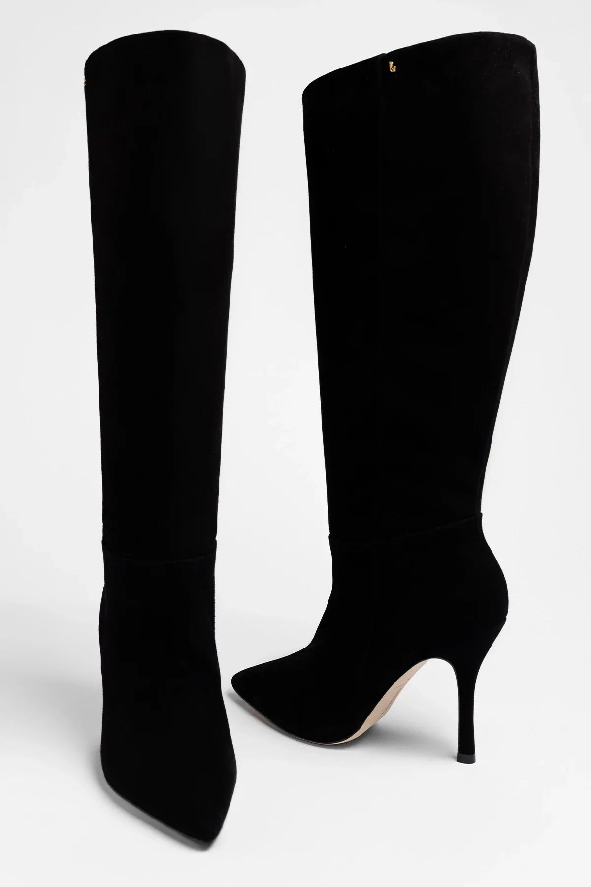 Kate Wide Boot Black Suede