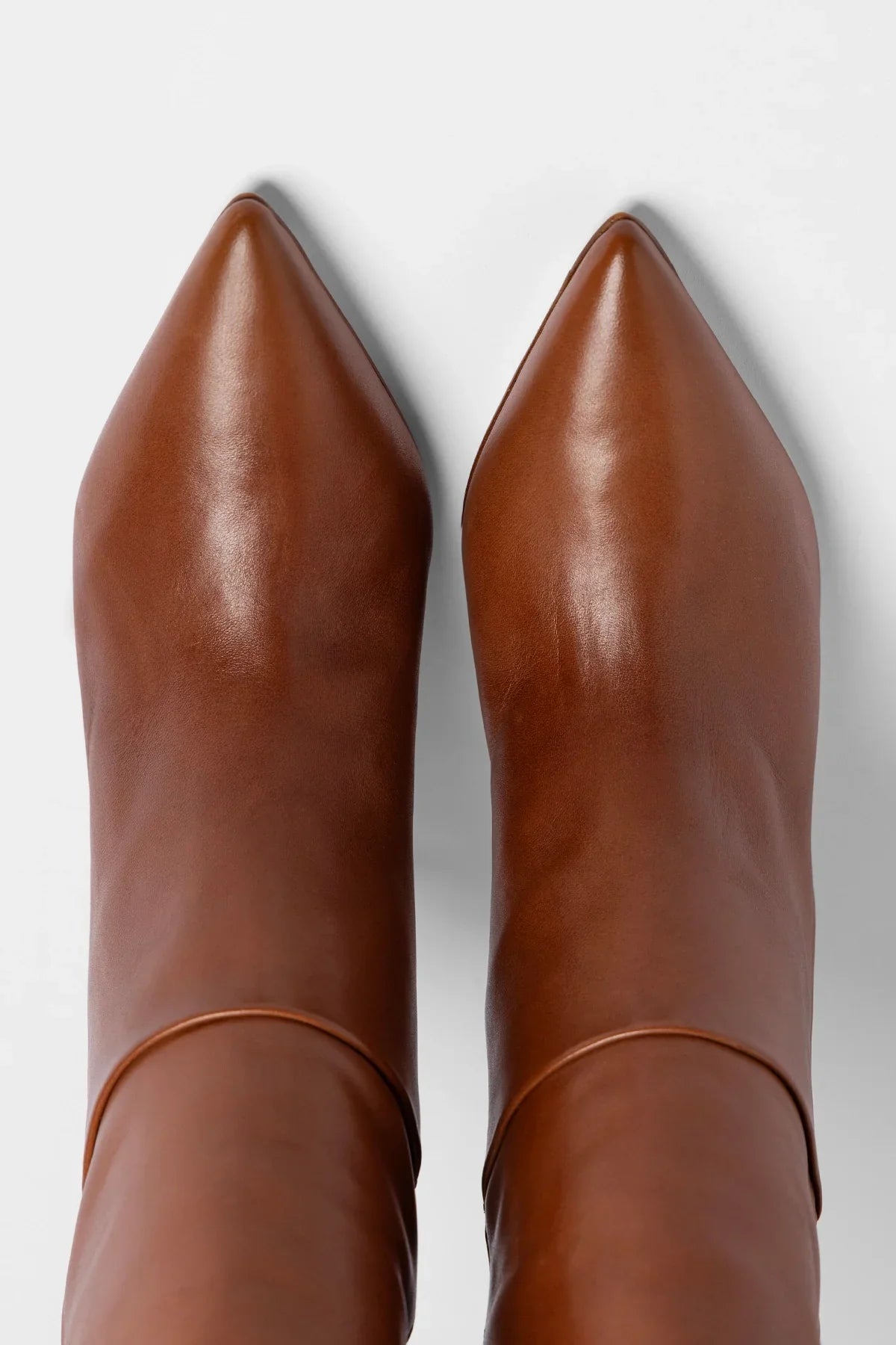 Kate Wide Boot Caramel Leather