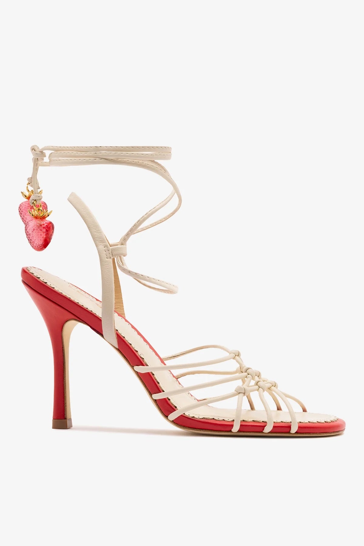 Carmen Sandal Ivory Leather