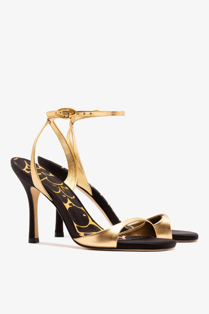 Freya Sandal Gold Leather