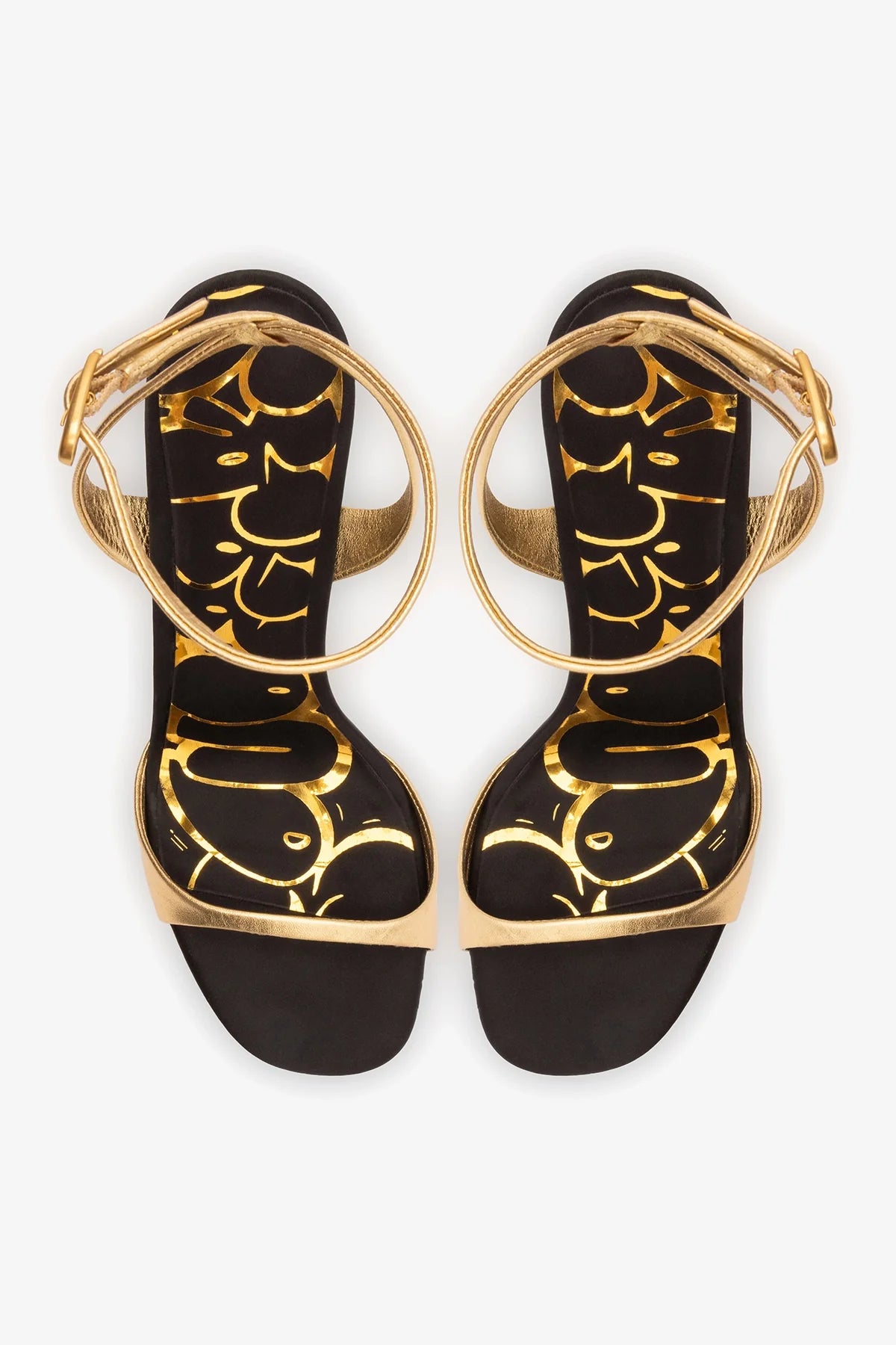 Freya Sandal Gold Leather