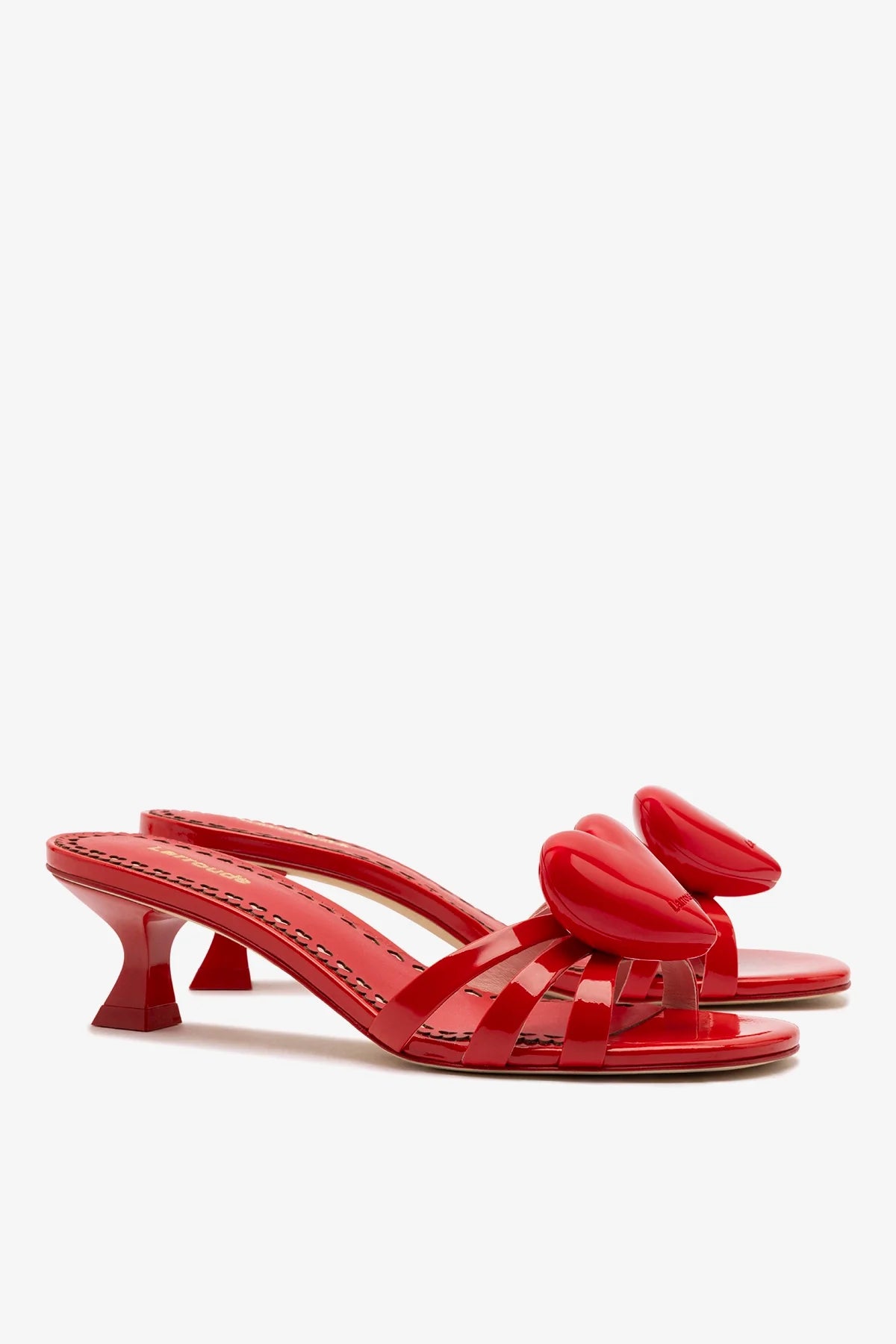 Amore Mule In Scarlet Patent Leather