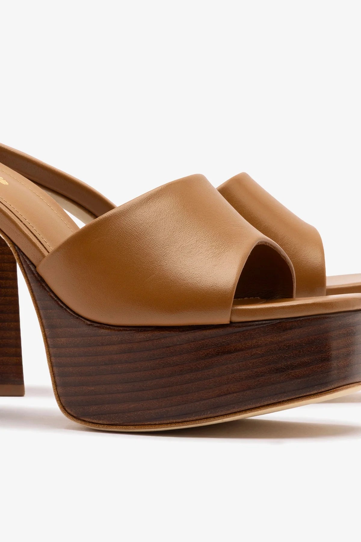 Dolly Mule Caramel Leather
