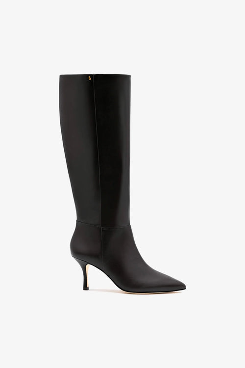 Kate Mid Boot In Black Leather