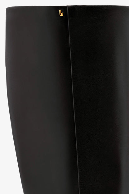 Kate Mid Boot In Black Leather