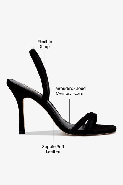 Annie Sandal In Black Suede