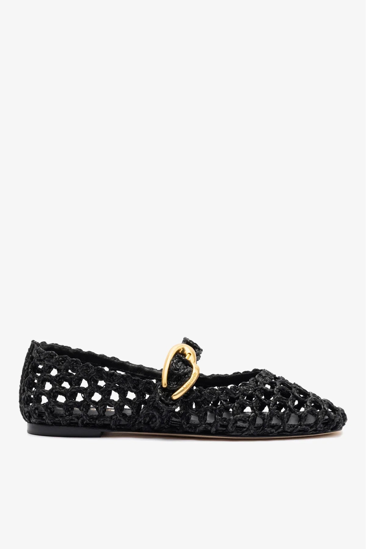 Verona Macrame In Black Embroidered Raffia