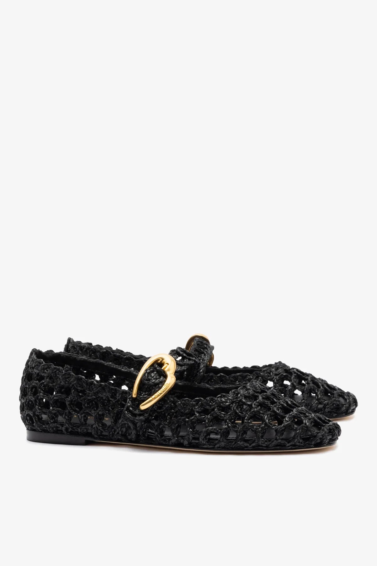 Verona Macrame In Black Embroidered Raffia