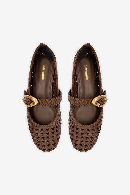 Verona New Macrame In Burnt Umber Leather