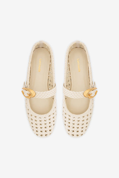 Verona New Macrame In Ivory Leather