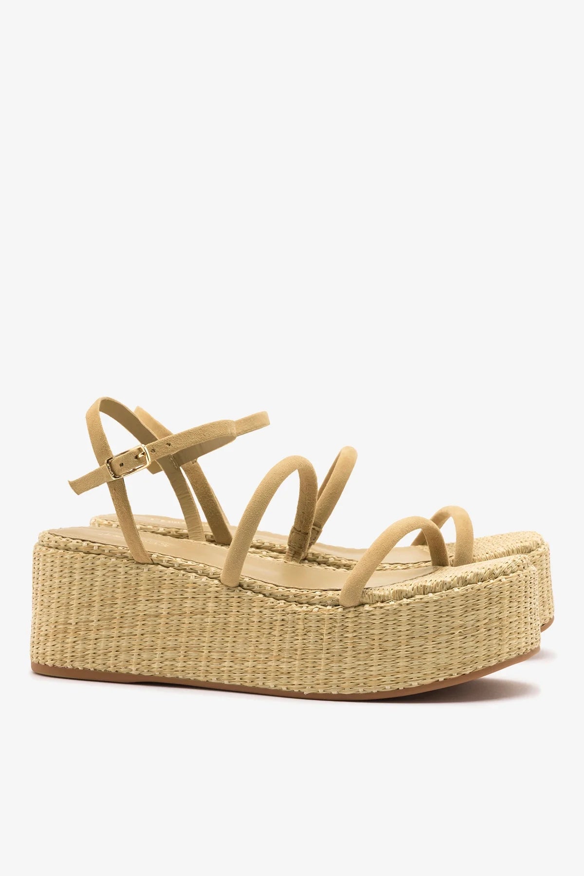 Gio Flatform Peanut Suede