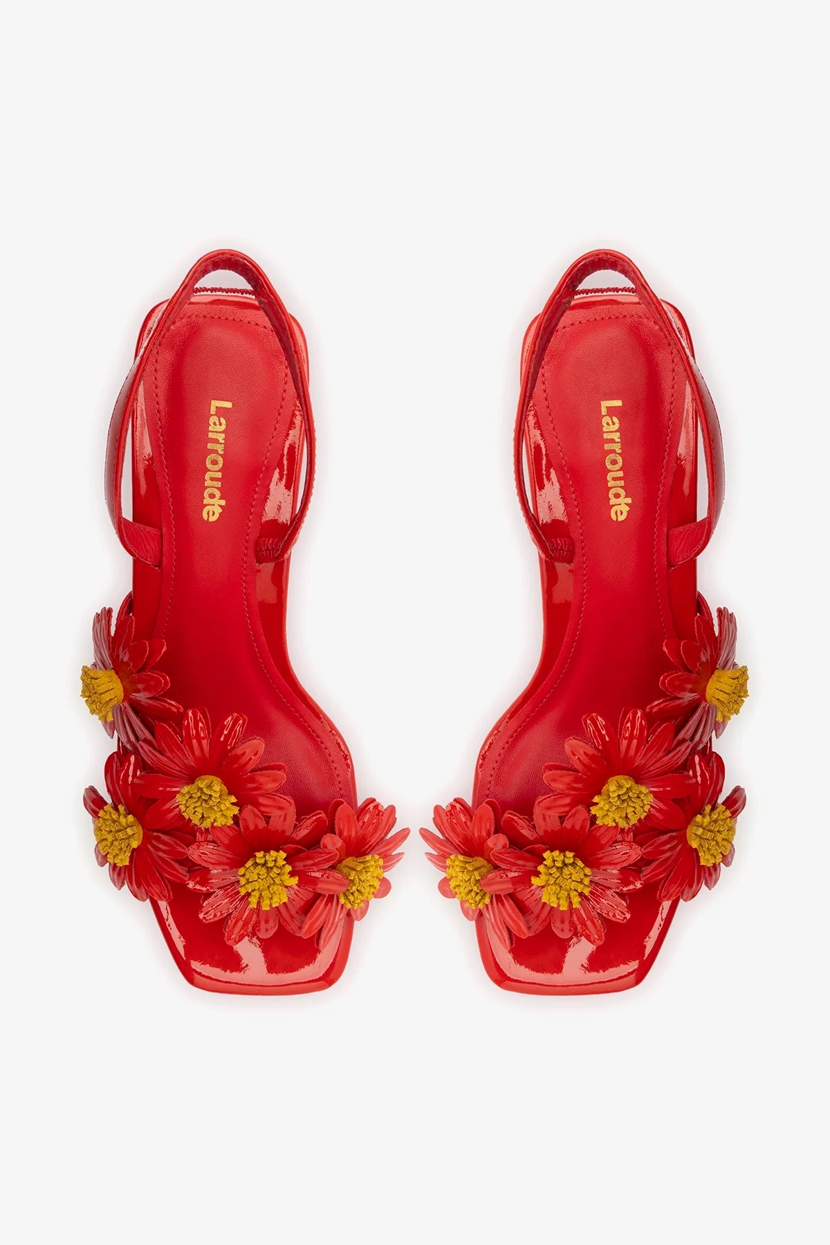 Fiore Sandal Scarlet Patent Leather