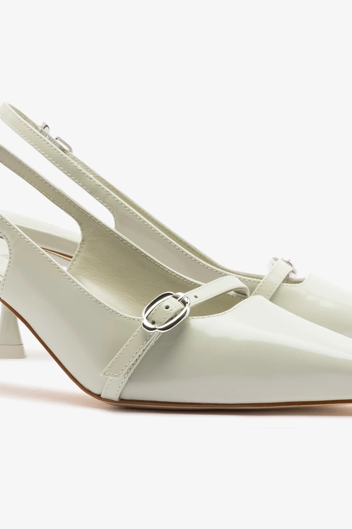 Ines Pump Gray Leather
