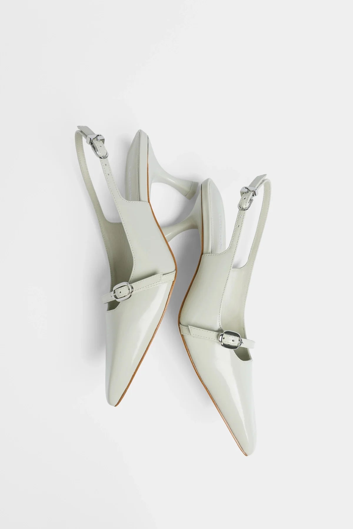 Ines Pump Gray Leather