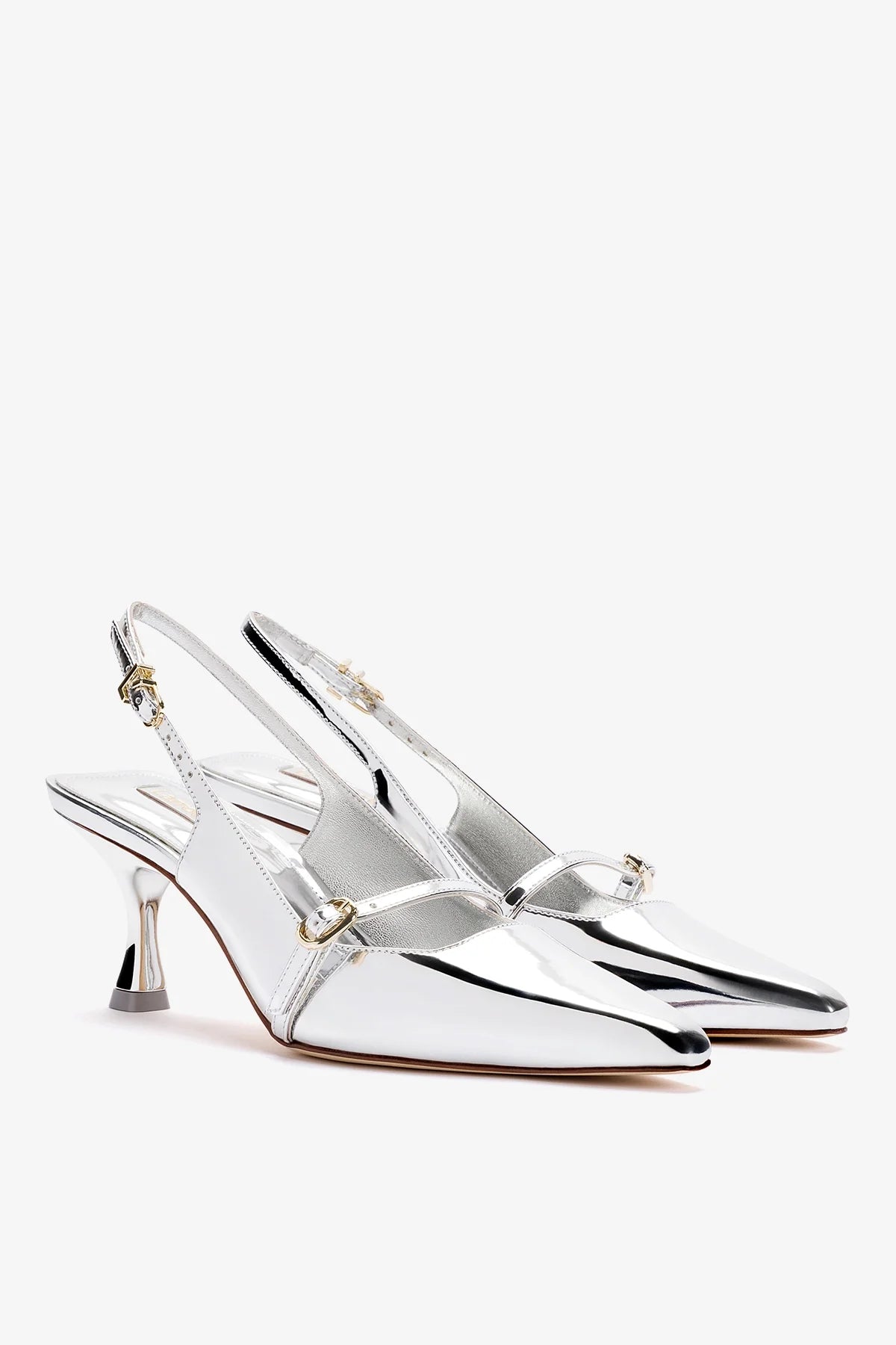 Ines Pump In Silver Specchio