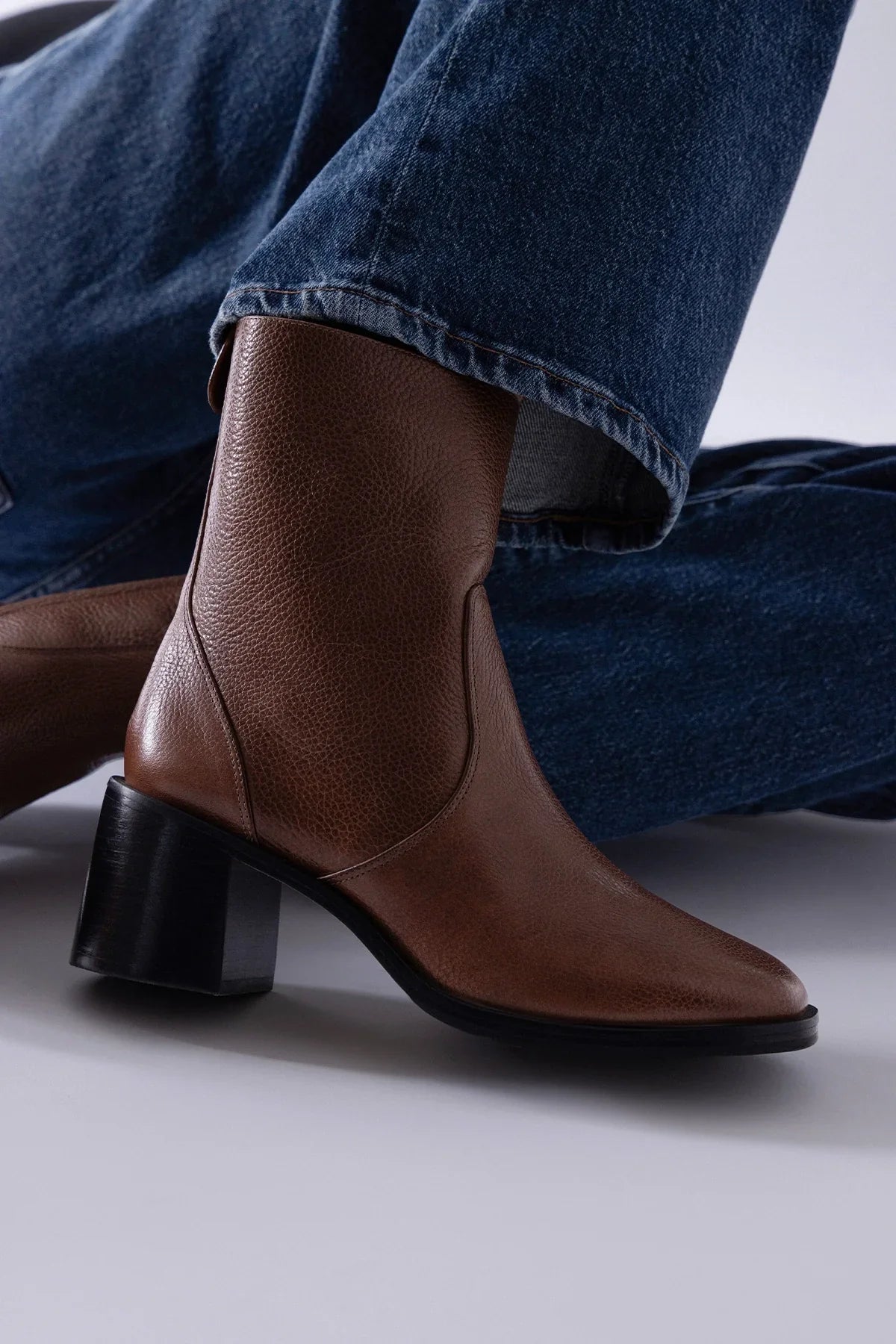 Mini Ricky Boot Burnt Umber Leather