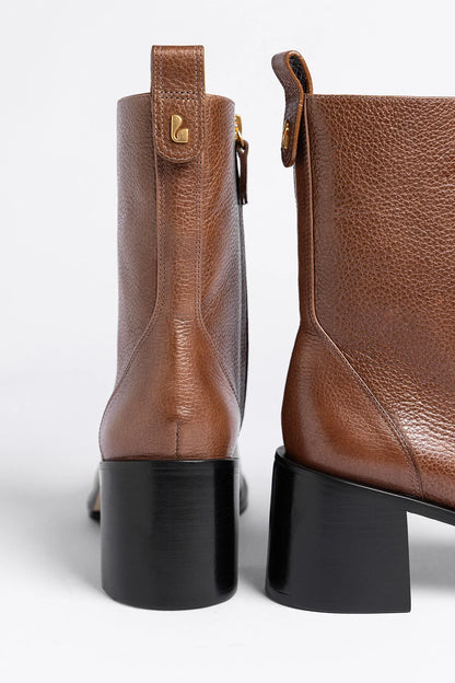 Mini Ricky Boot Burnt Umber Leather