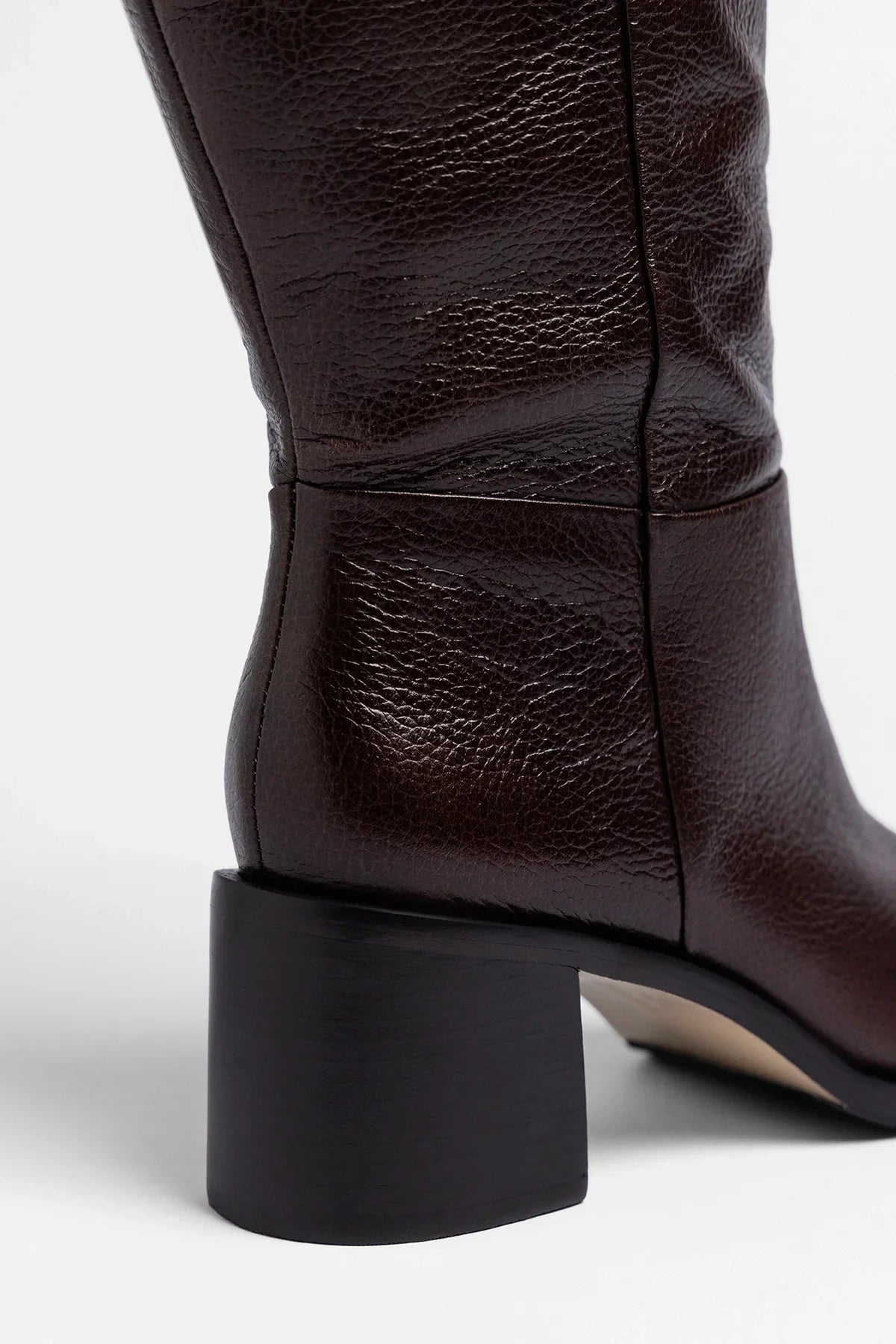 Ricky Wide Boot Brown Leather