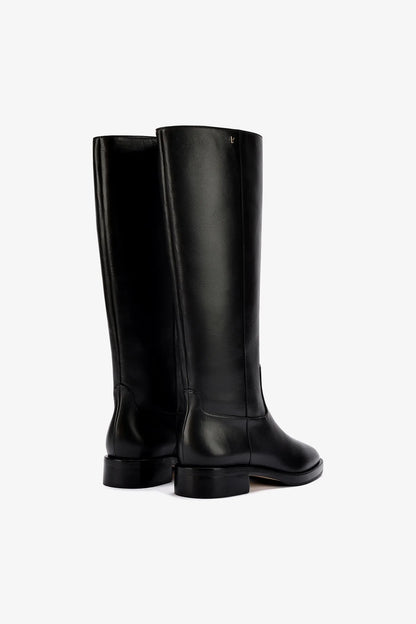 Anne Boot In Black Leather