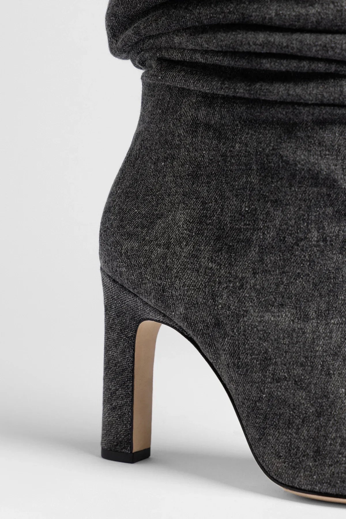 Cindy Slouch Boot Graphite Denim