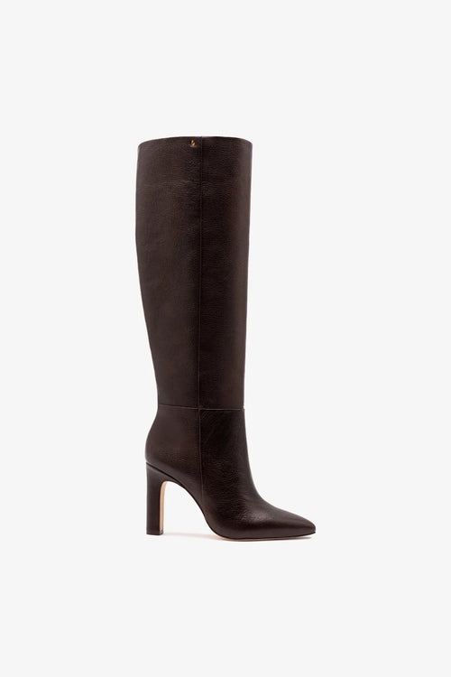 Cindy Hi Boot In Brown Leather