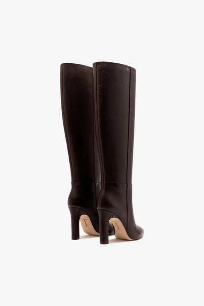 Cindy Hi Boot In Brown Leather