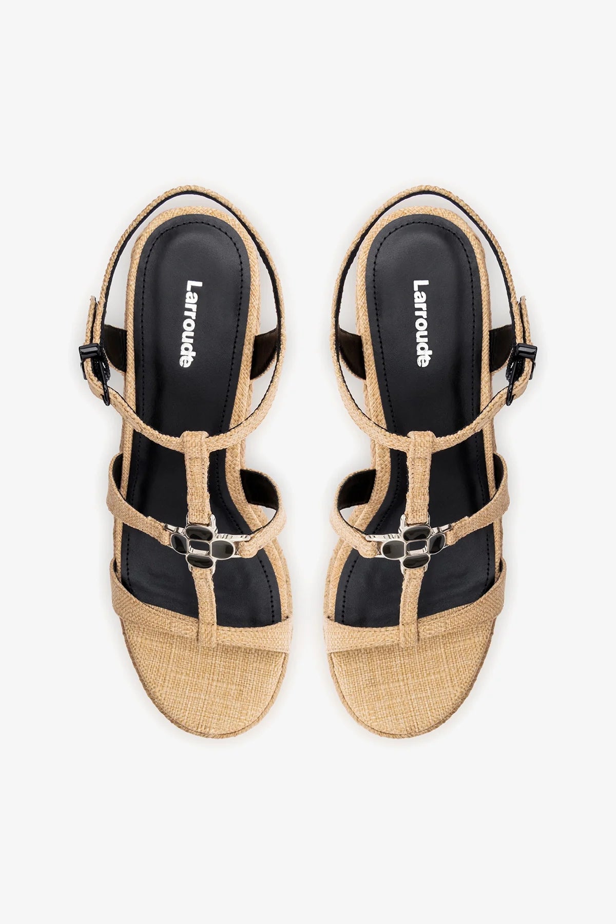 Hana Espadrille Sandal Beige Raffia
