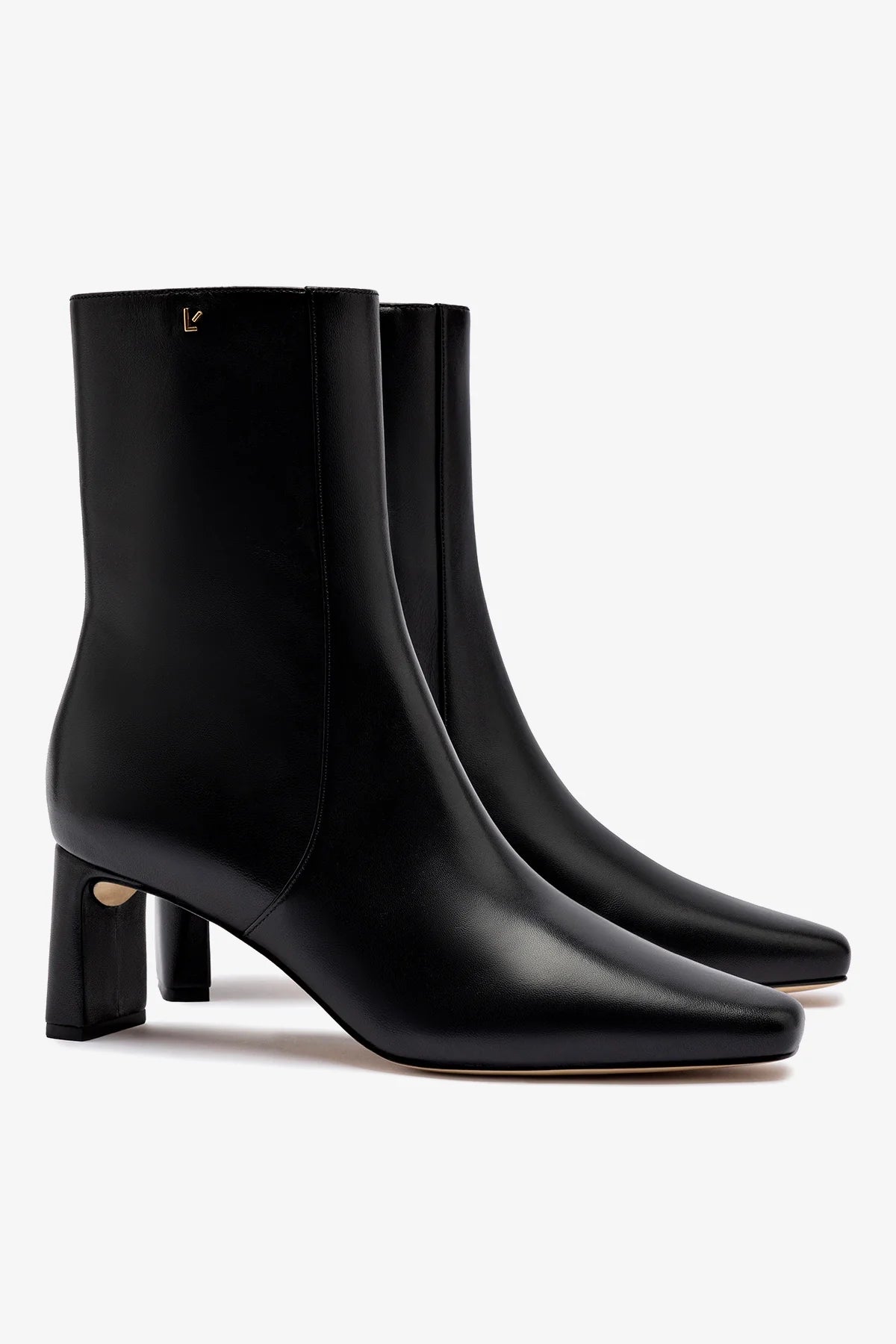 Alexis Bootie In Black Leather