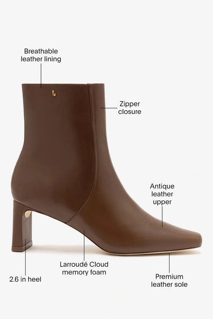 Alexis Boot Burnt Umber Leather