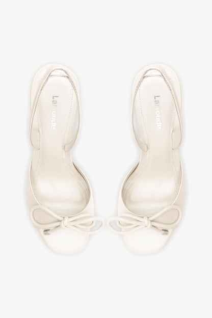 Lady Sandal Pearl Leather