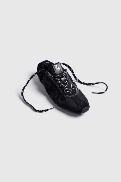 Stella Lite Sneaker In Black Nylon and Suede