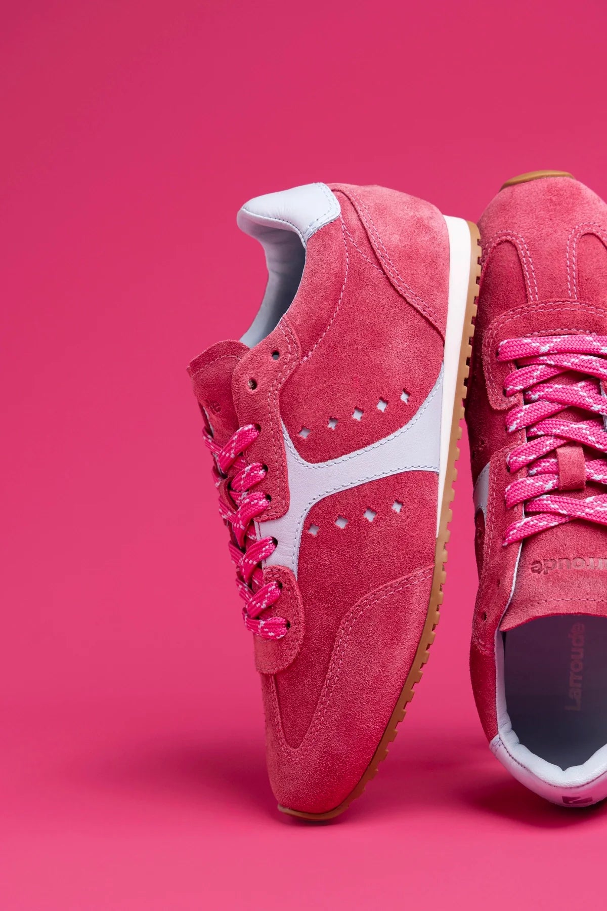 Stella Sneaker In Lampone Suede