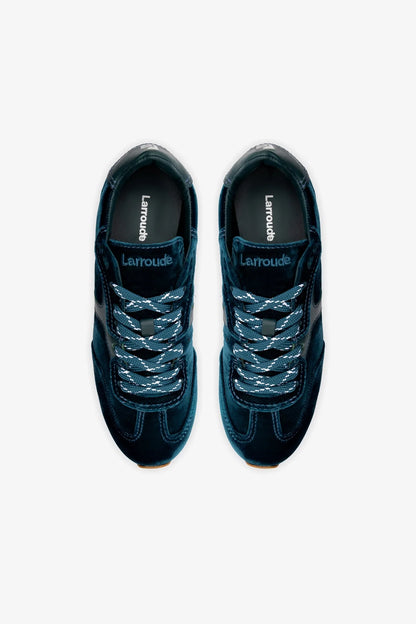 Stella Sneaker In Deepsea Velvet