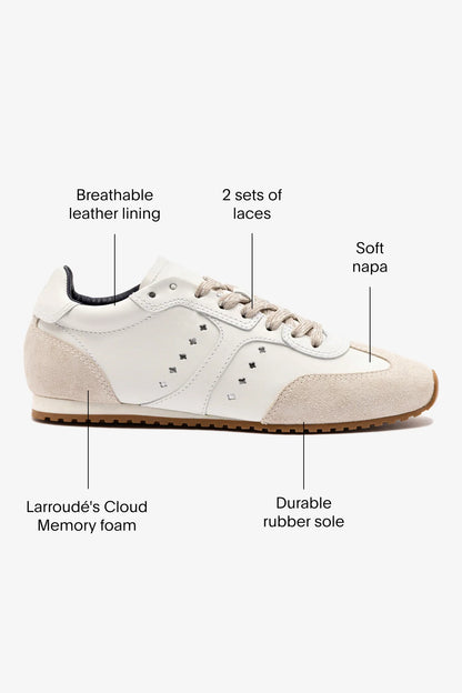 Stella Sneaker In White Leather