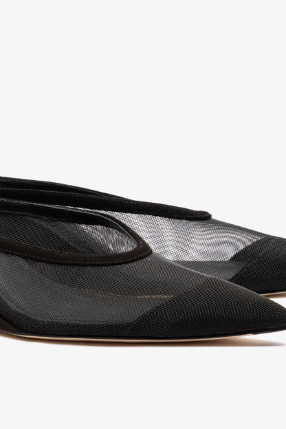 Loulou Mesh Mule Black