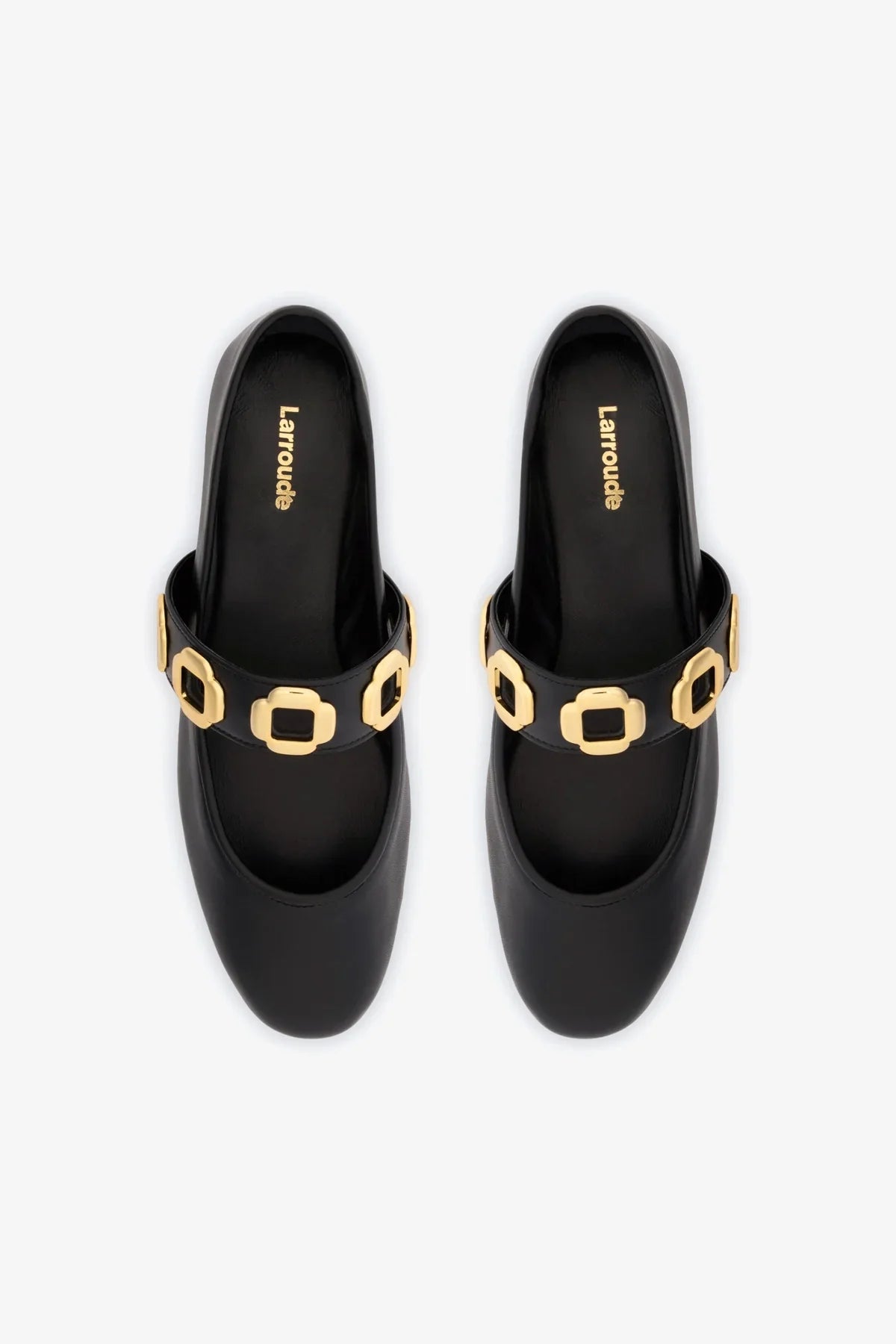 Milan Ballet Flat In Black Leather