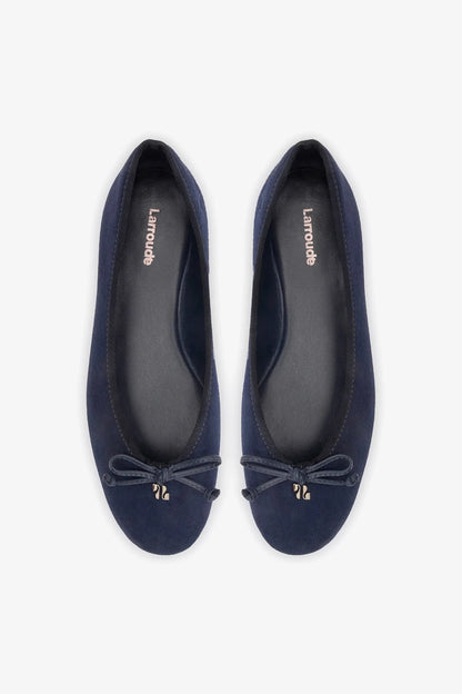 Pavlova Ballet Flat In Indigo Suede