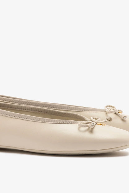 Pavlova Ballet Flat In Mushroom Grey Leather