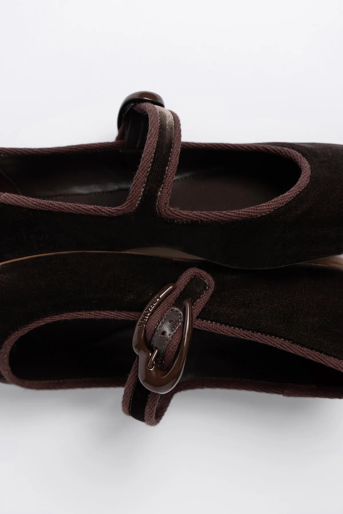 Verona Ballet Flat Espresso Velvet