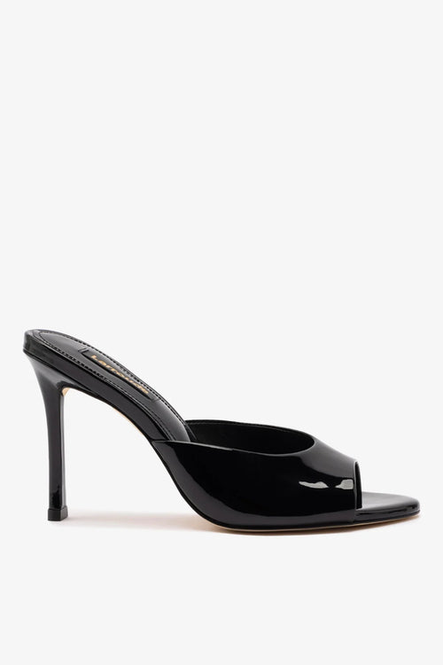 Jasmine Hi Mule In Black Leather