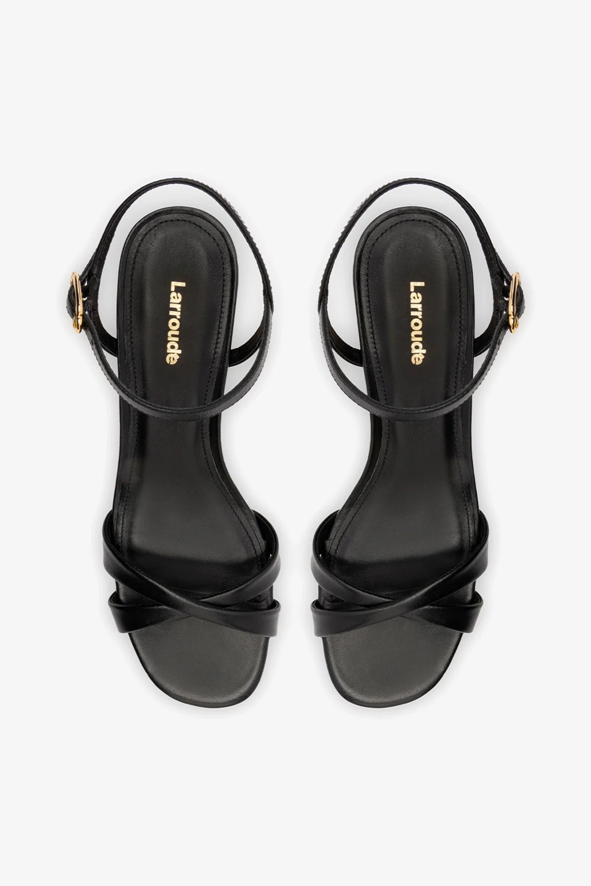 Bianca Low Sandal In Black Leather