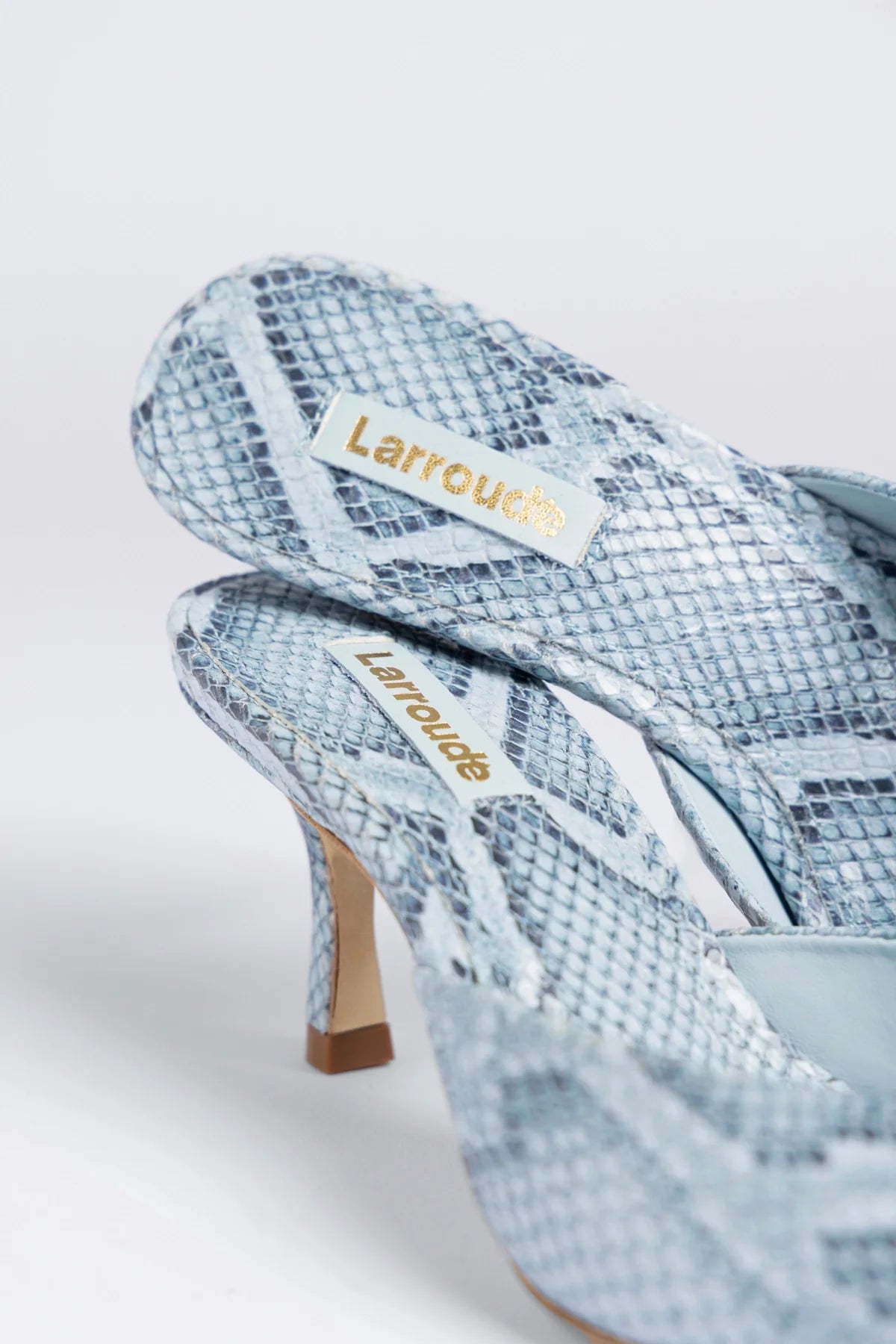 Carine Mule Maya Python Leather