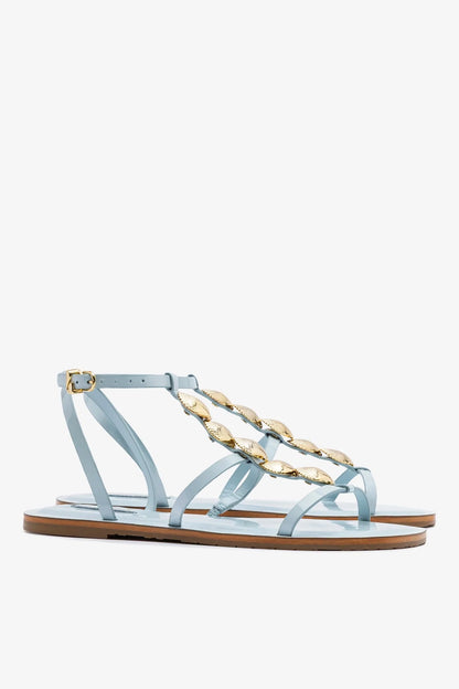 Coquile Flat Sandal Maya Patent Leather
